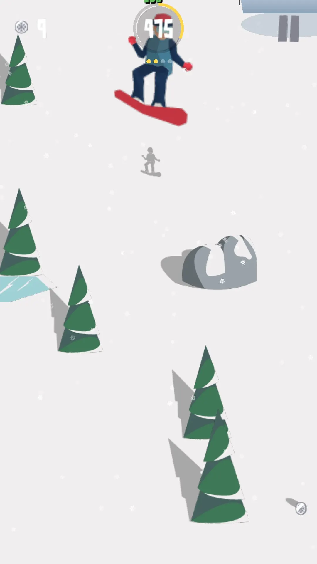 Downhill Snowboard: screenshots 2