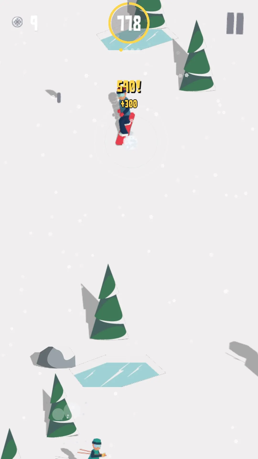 Downhill Snowboard: screenshots 6